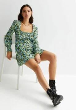 New Look Jurk - Blue Pattern -Winkel Voor Damesmode 7a40eaeb9bd94f31a4c4ce59c339db81