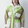 Ipekyol Relaxed Fit Colorblock Adjustable Waist Coat - Parka - Green -Winkel Voor Damesmode 7aa3b9b1507c4a82ba9a84b4712d884c