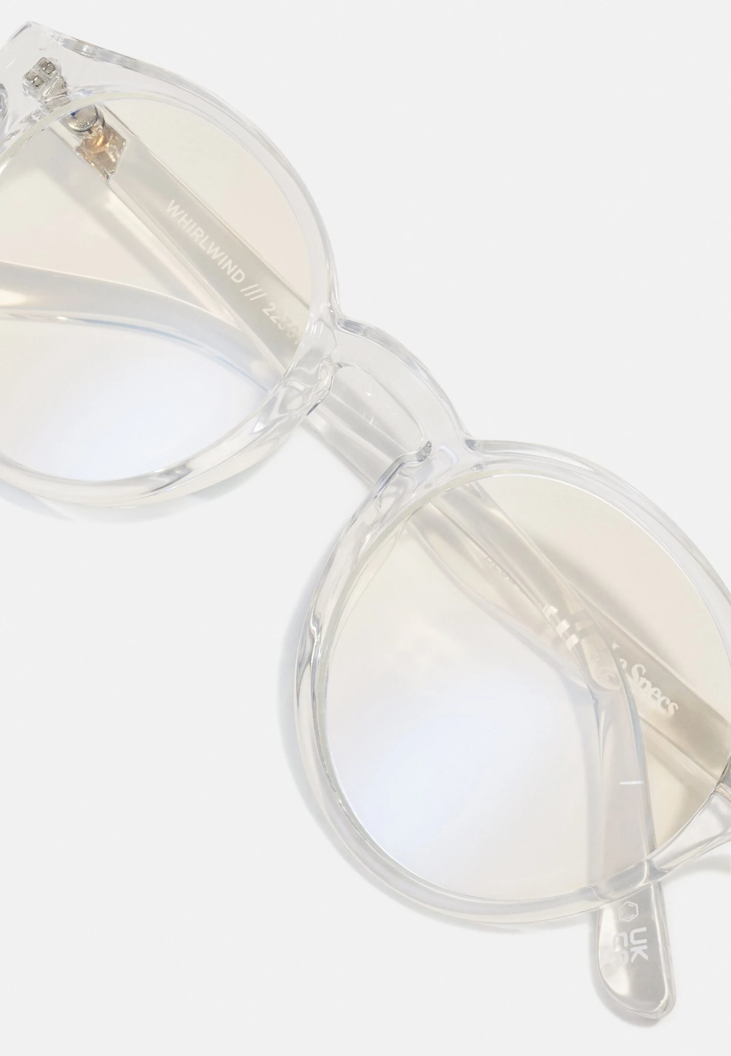 Le Specs Whirlwind Unisex - Brillen Met Blauwlichtfilter - Clear Shadow 5 Le Specs Whirlwind Unisex - Brillen Met Blauwlichtfilter - Clear Shadow - Afbeelding 4