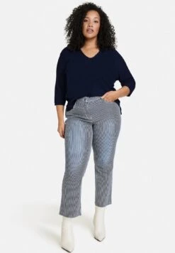 7/8Betty - Slim Fit Jeans - Mood Blue Gemustert -Winkel Voor Damesmode 7aedc61a3ae14e8fbb9689a8d70938ca