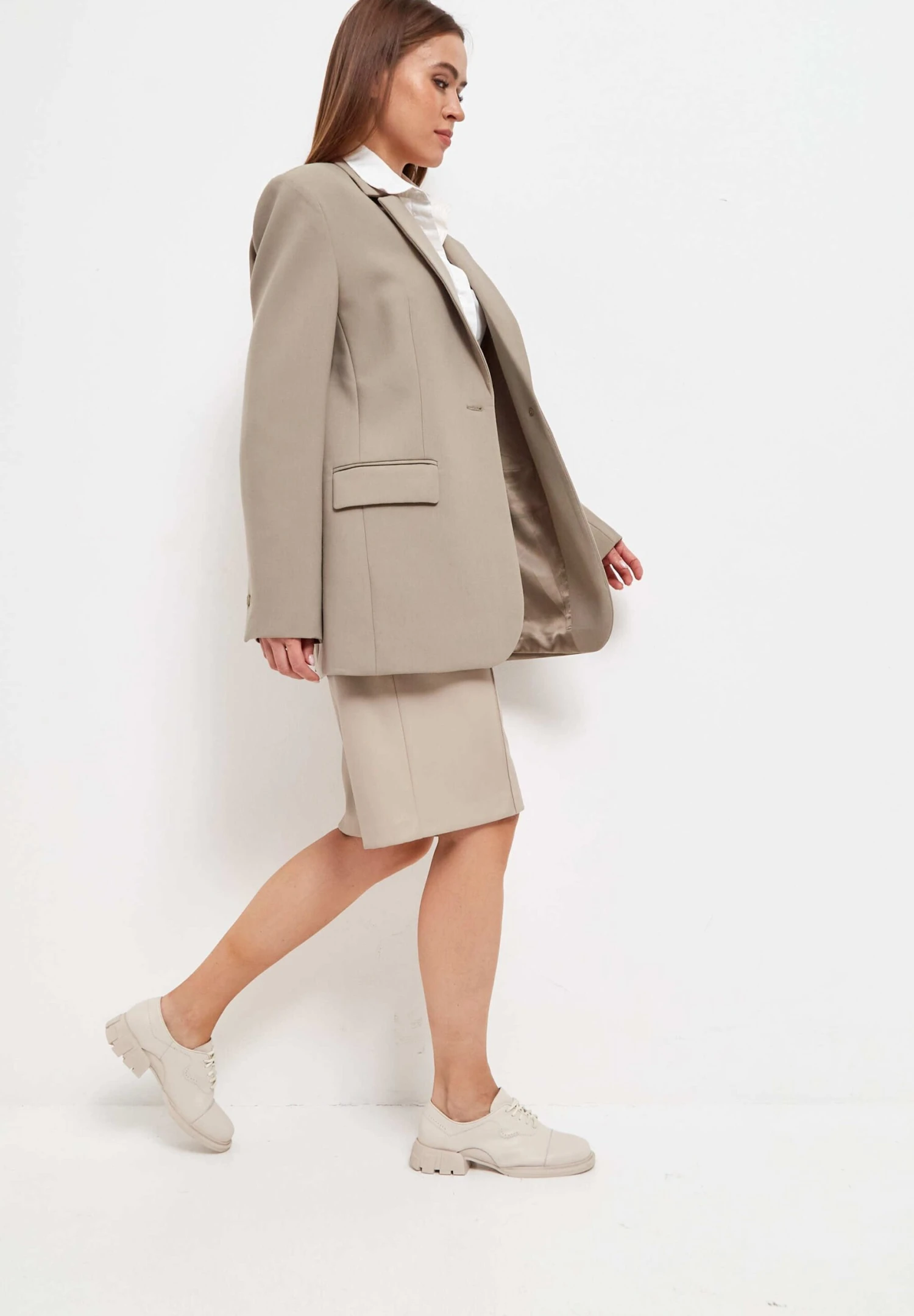 Loafers - Veterschoenen - Beige 3 Loafers - Veterschoenen - Beige