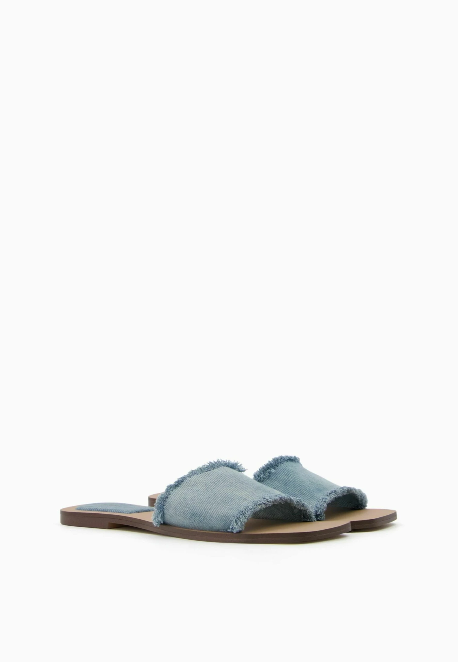 BERSHKA Muiltjes - Blue Denim 5 BERSHKA Muiltjes - Blue Denim - Afbeelding 3