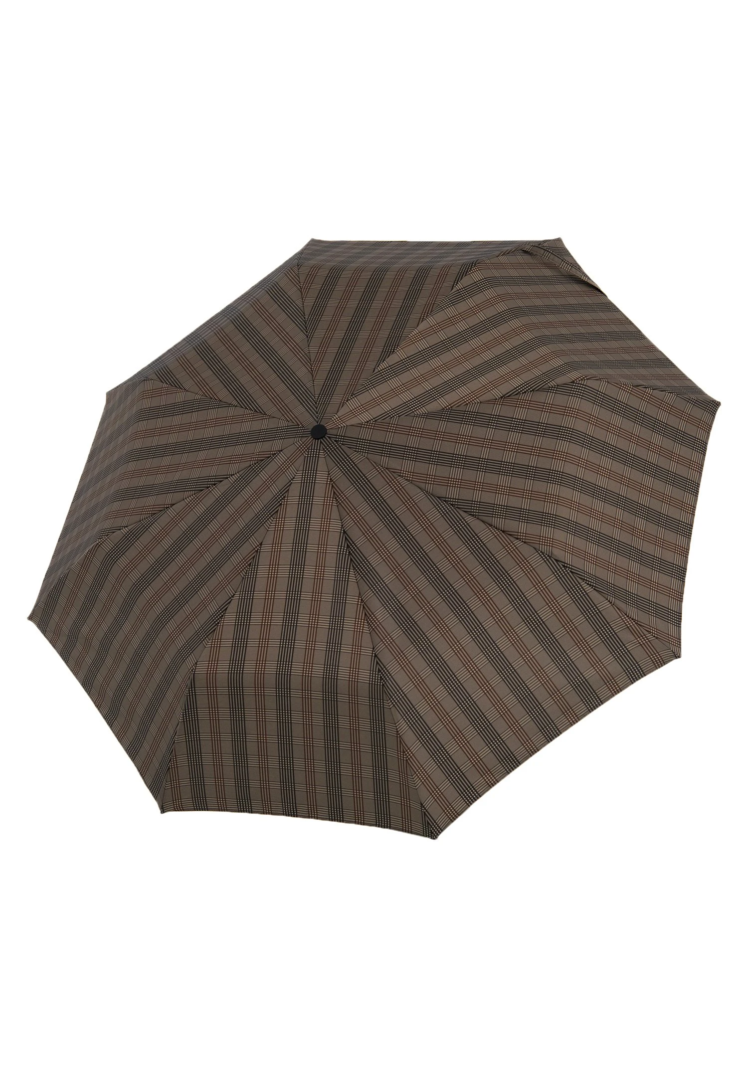 Paraplu - Check Beige Black 3 Paraplu - Check Beige Black