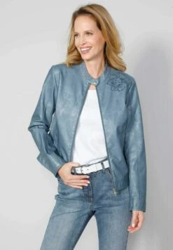 Leren Jas - Blau 17 Leren Jas - Blau -Winkel Voor Damesmode 822cb6a3fd124b9fa5c4ca7589b86c77