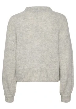 Gestuz Diankagz - Trui - Pearl Grey Mélange -Winkel Voor Damesmode 82de38dfde5840de89c19fe8b9e267a5