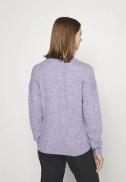 Vila Vinamsi Vneck Knit - Trui - Violet Tulip/Melange -Winkel Voor Damesmode 8367c6296d5647b69fc15d40feb9f827