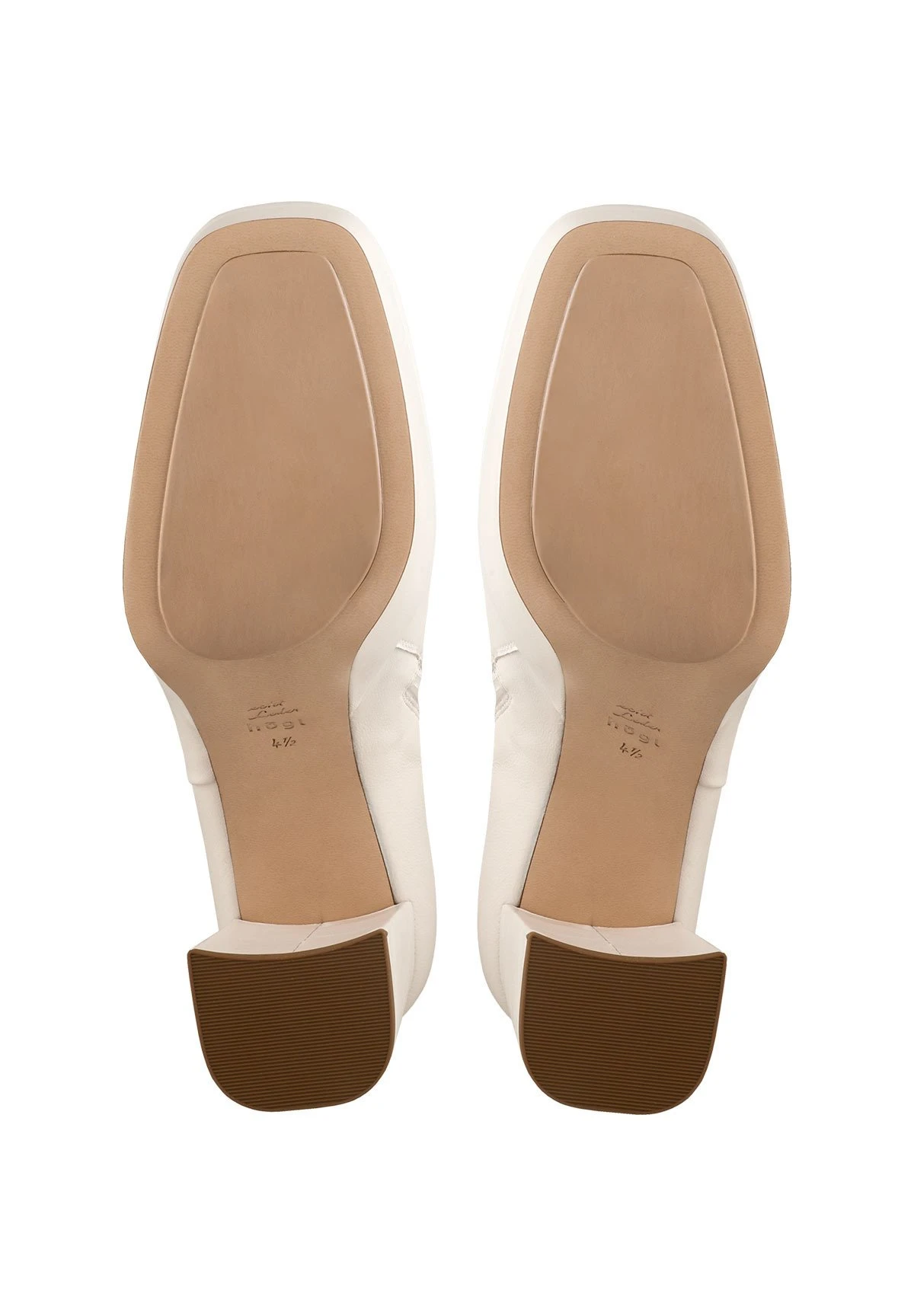 HÖGL Nora - Enkellaarsjes Met Hoge Hak - Creme 6 HÖGL Nora - Enkellaarsjes Met Hoge Hak - Creme - Afbeelding 4