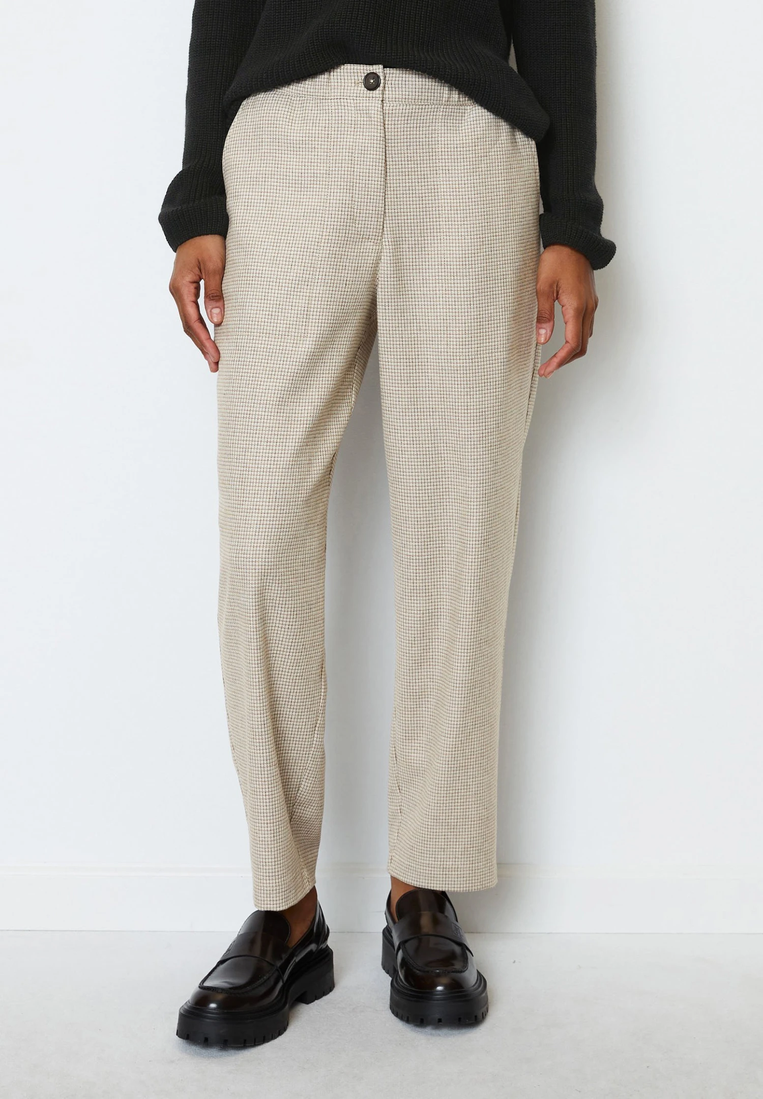 Marc O'Polo Modern Barrel Leg Elastic Waist Patch Pocket - Broek - Light Brown 3 Marc O'Polo Modern Barrel Leg Elastic Waist Patch Pocket - Broek - Light Brown