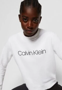 Calvin Klein Core Logo - Sweater - Bright White -Winkel Voor Damesmode 8545200fcc224bb1ad7fd7a7dbe8583b