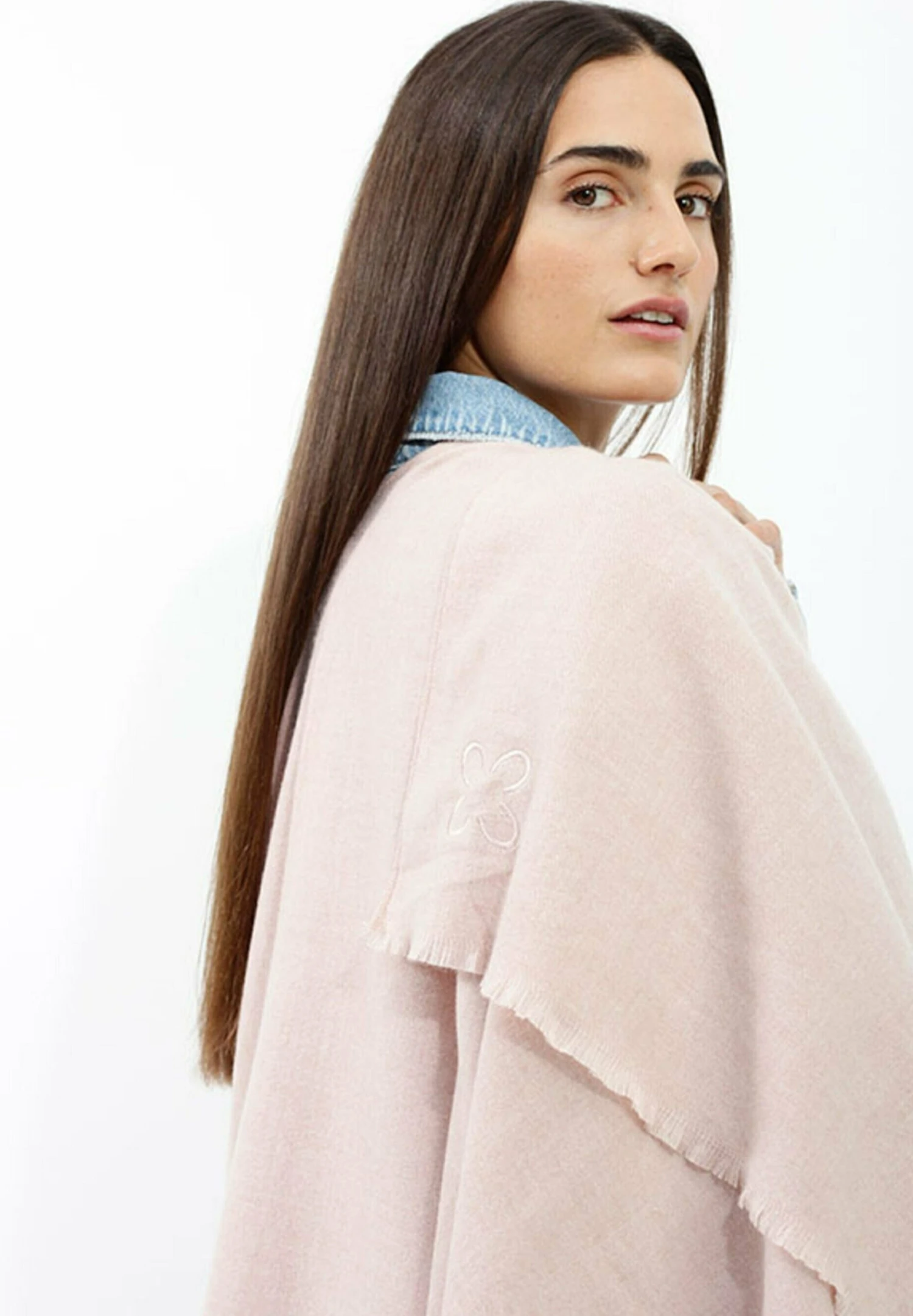 Codello Cozy Hygge - Poncho - Rosa 4 Codello Cozy Hygge - Poncho - Rosa - Afbeelding 2