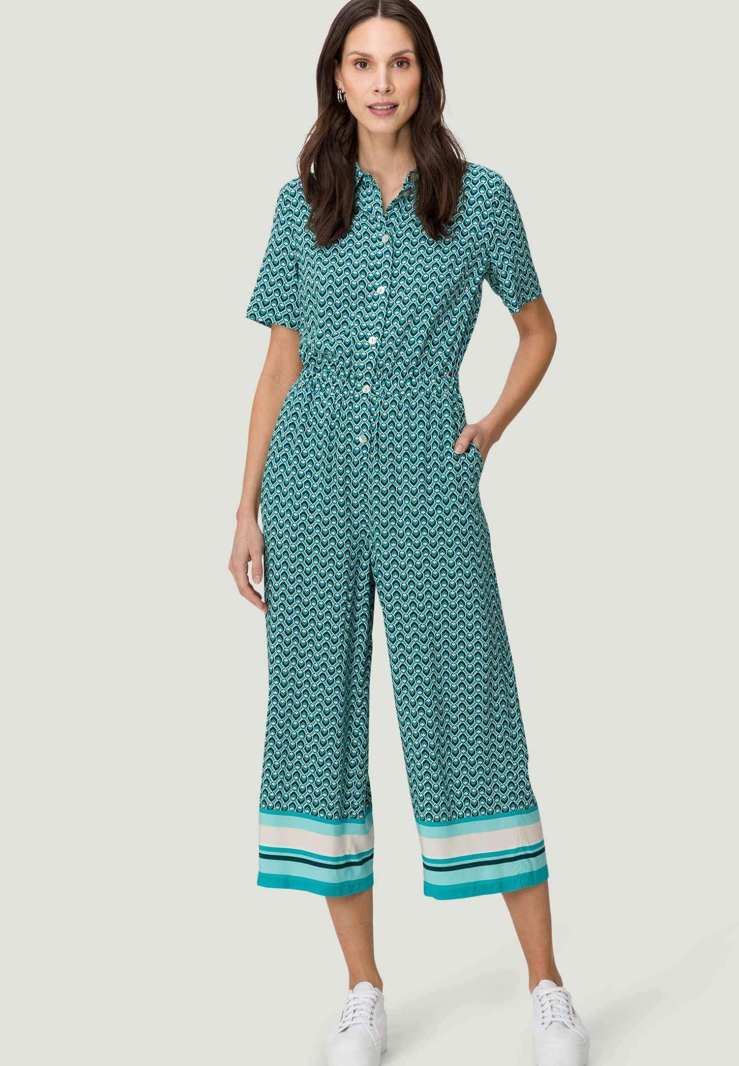 Zero Mit Knopfleiste - Jumpsuit - Dark Greengreen 3 Zero Mit Knopfleiste - Jumpsuit - Dark Greengreen