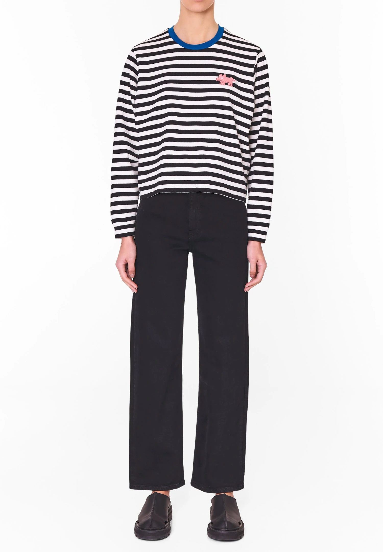 Striped - Longsleeve - Black 4 Striped - Longsleeve - Black - Afbeelding 2