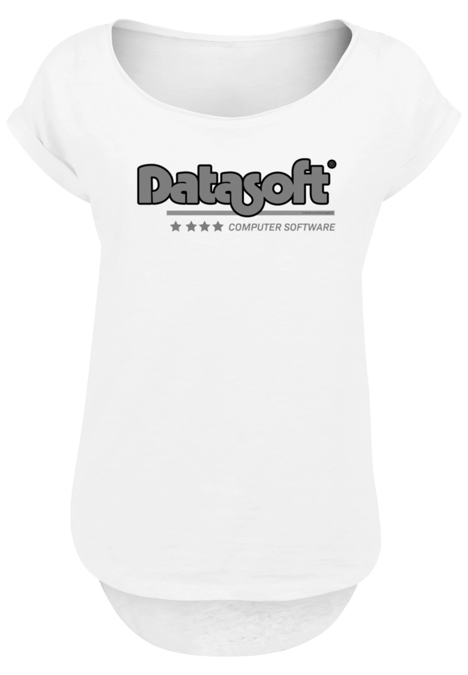 F4NT4STIC Retro Gaming Datasoft Logo - T-Shirt Print - White 8 F4NT4STIC Retro Gaming Datasoft Logo - T-Shirt Print - White - Afbeelding 6