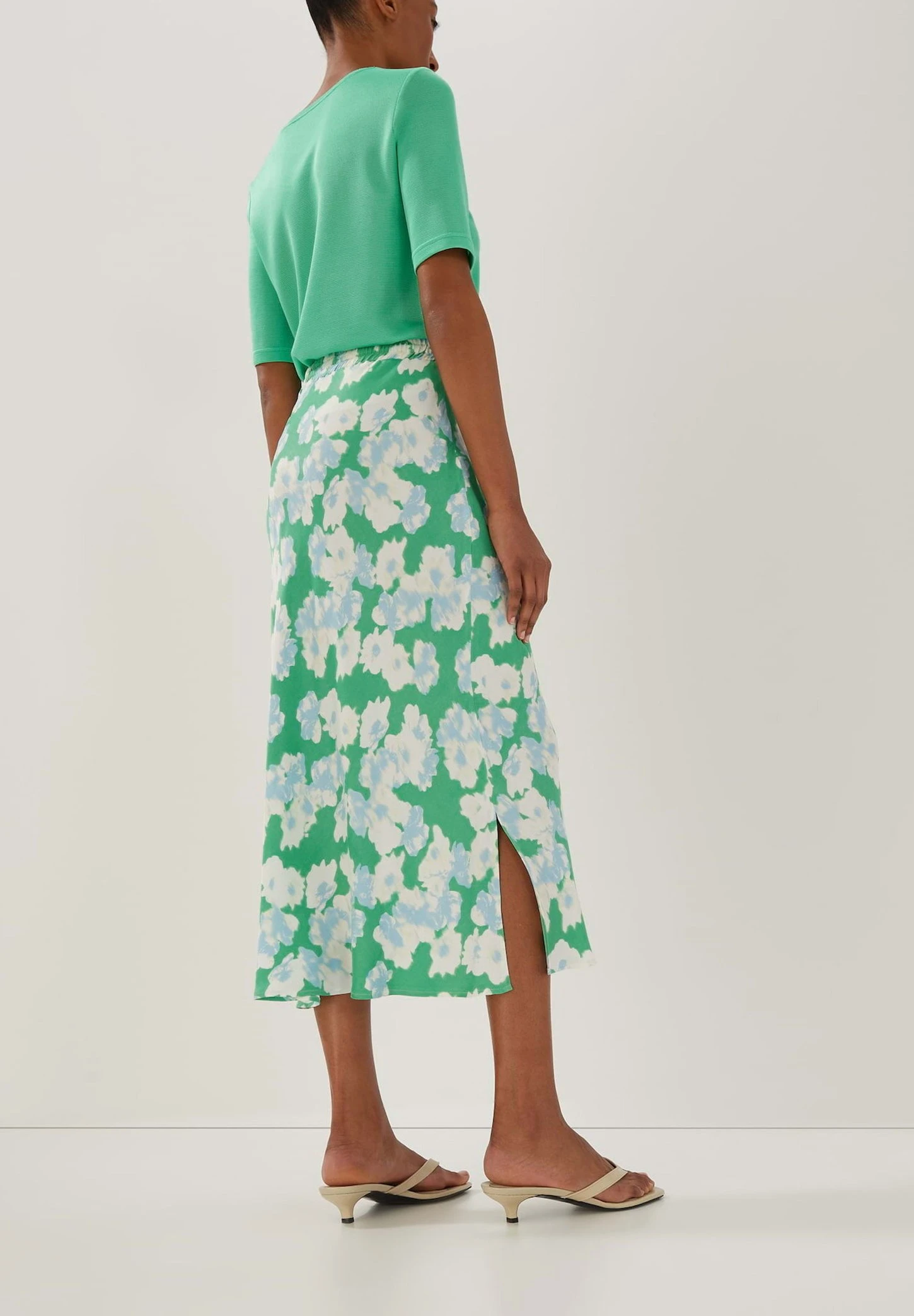 Someday A-Lijn Rok - Green Apple 5 Someday A-Lijn Rok - Green Apple - Afbeelding 3