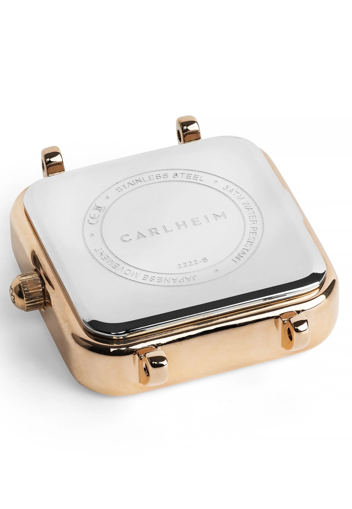 Horloge - Rose Gold Green Black 5 Horloge - Rose Gold Green Black - Afbeelding 3