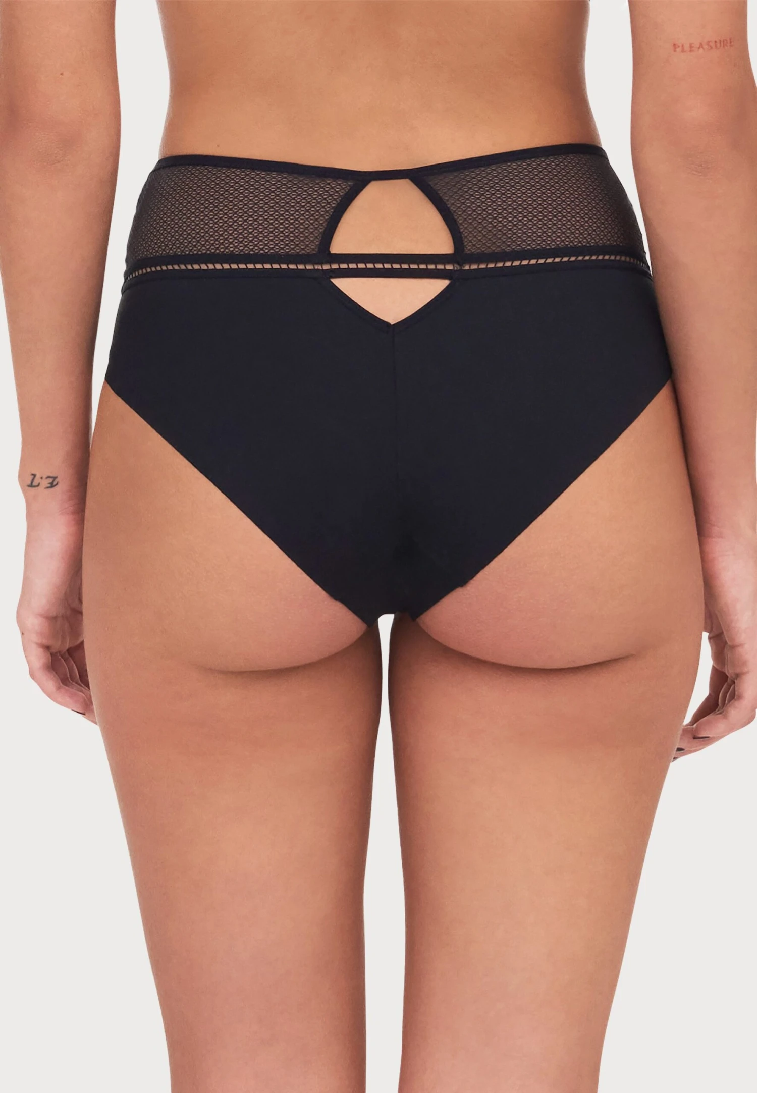 Passionata Olivia High Waisted Full Brief - Slip - Black 5 Passionata Olivia High Waisted Full Brief - Slip - Black - Afbeelding 3