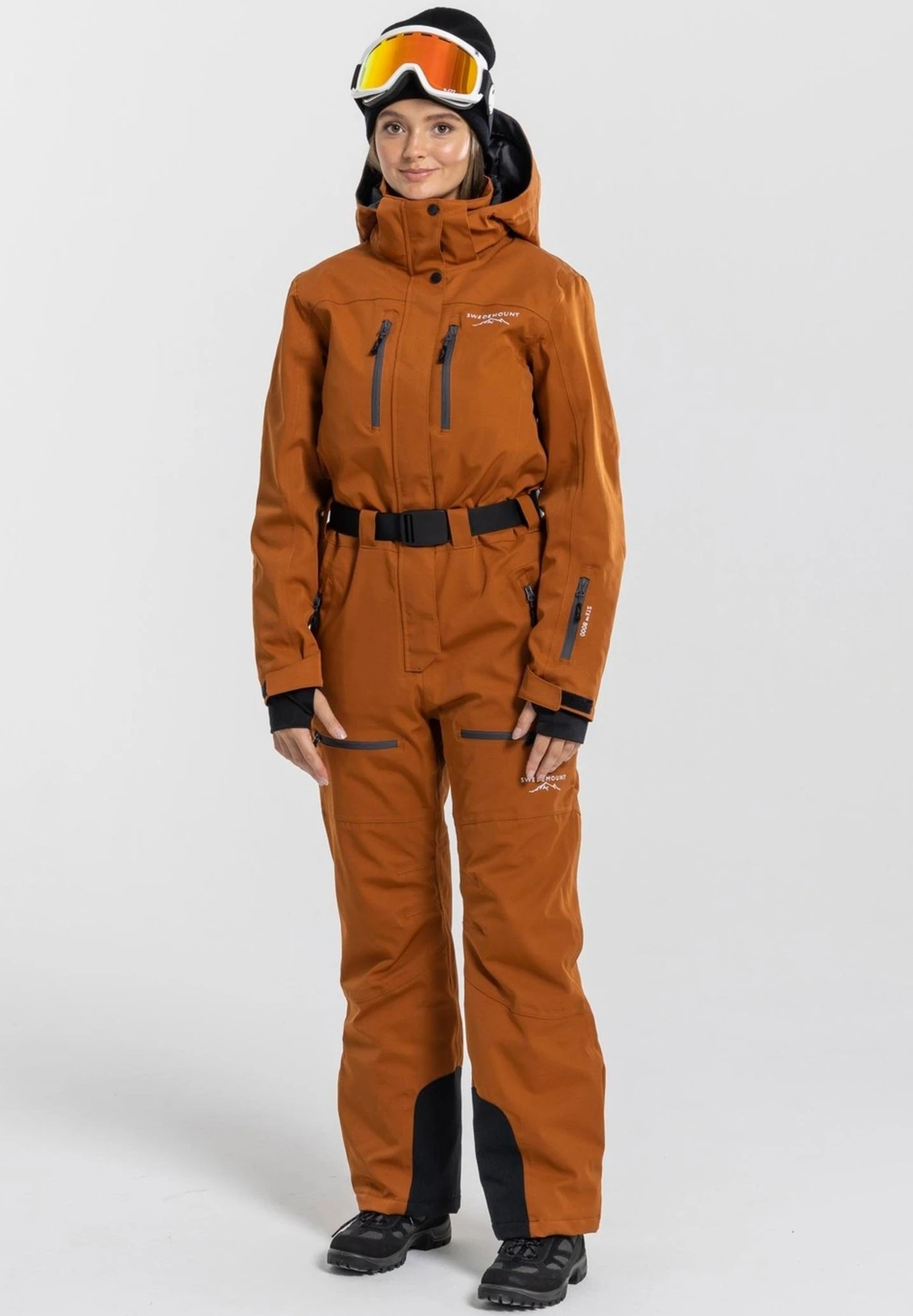 Cervinia Skisuit W - Jumpsuit - Brown 3 Cervinia Skisuit W - Jumpsuit - Brown