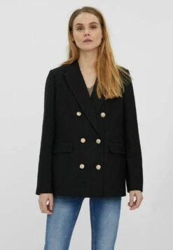 Vero Moda Halflange Jas - Black