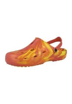 Dux Duflex Unisex Erwachsene - Badslippers - Rot/Gelb/Orange -Winkel Voor Damesmode 8bafccdae4ec4985a4423a617e5dcf92