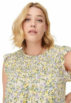 ONLY CARMAKOMA Curvy Rüschenärmel - Jurk - Cloud Dancer -Winkel Voor Damesmode 8cabdf4a205d4f4eae9bc0a8d3e90b69