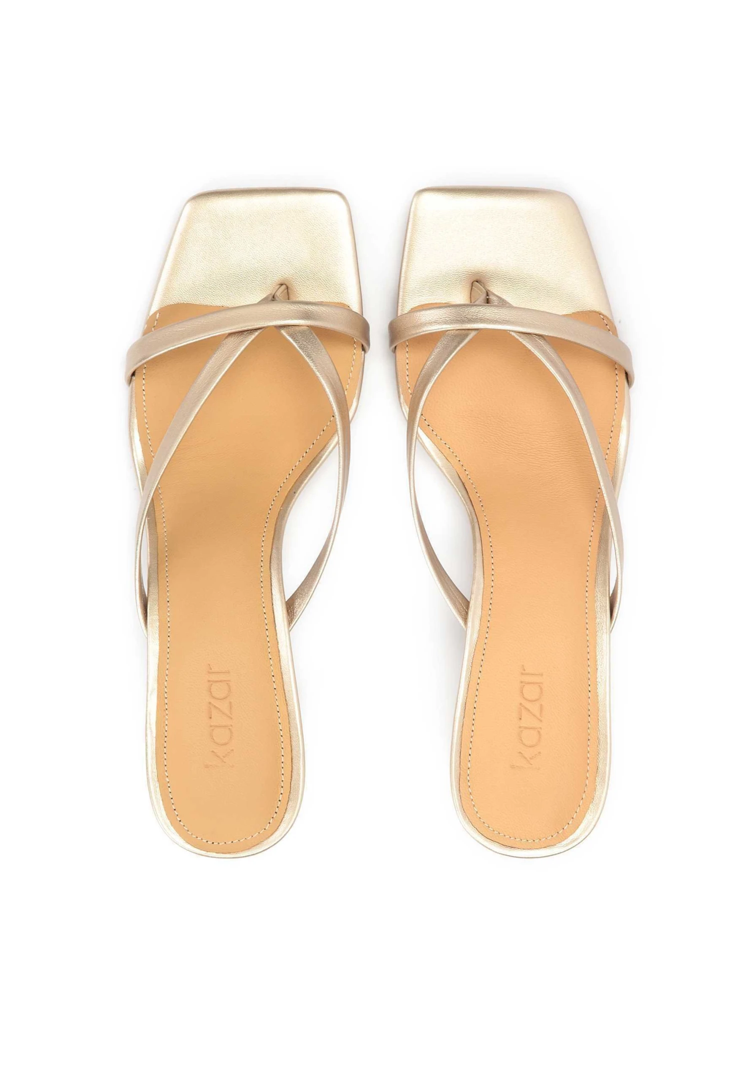 Kazar Mina - Teensandalen - Gold 8 Kazar Mina - Teensandalen - Gold - Afbeelding 6
