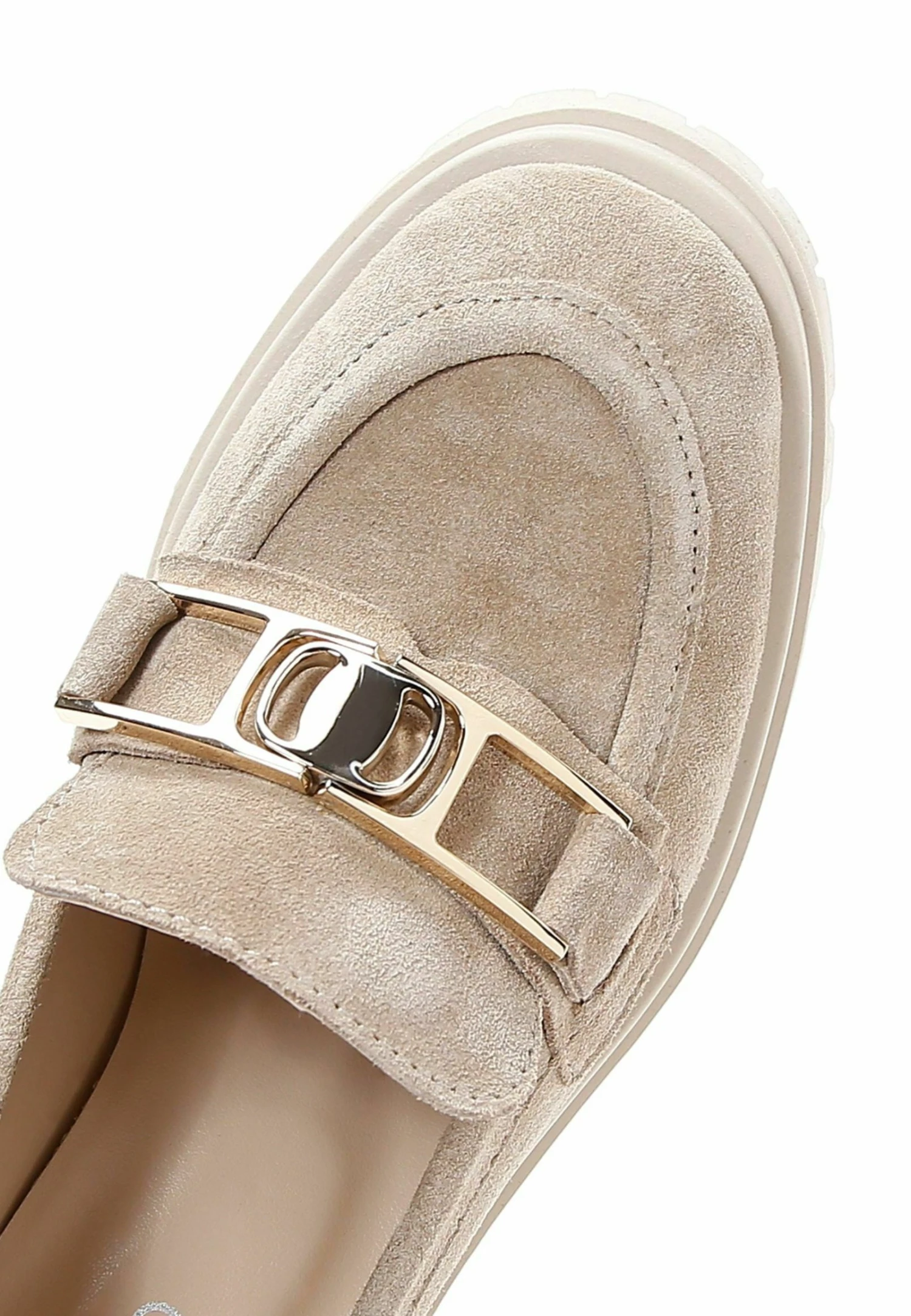 Platform Heels - Instappers - Beige 8 Platform Heels - Instappers - Beige - Afbeelding 6