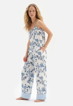 Camisole Set- Pyjama - Blue -Winkel Voor Damesmode 8e647e15685642e4b586a49c6ffb7117