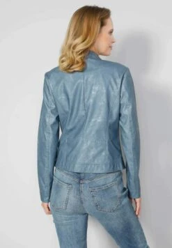 Leren Jas - Blau 13 Leren Jas - Blau -Winkel Voor Damesmode 923bf589572446b4b3d6ee337244210e