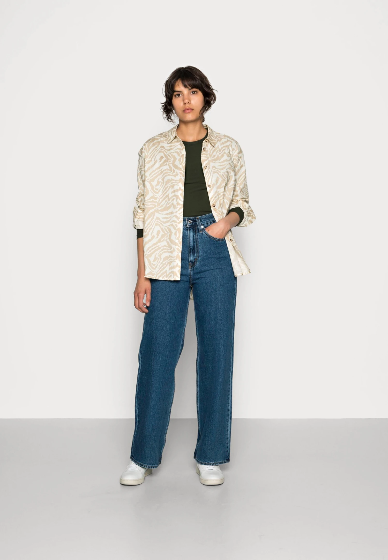 SAMSØE SAMSØE Alexa - Longsleeve - Deep Depths 4 SAMSØE SAMSØE Alexa - Longsleeve - Deep Depths - Afbeelding 2