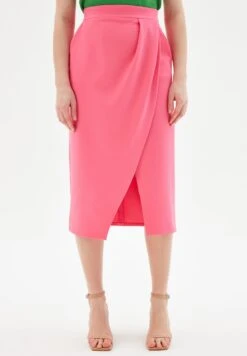 Asymmetrical - Wikkelrok - Pink