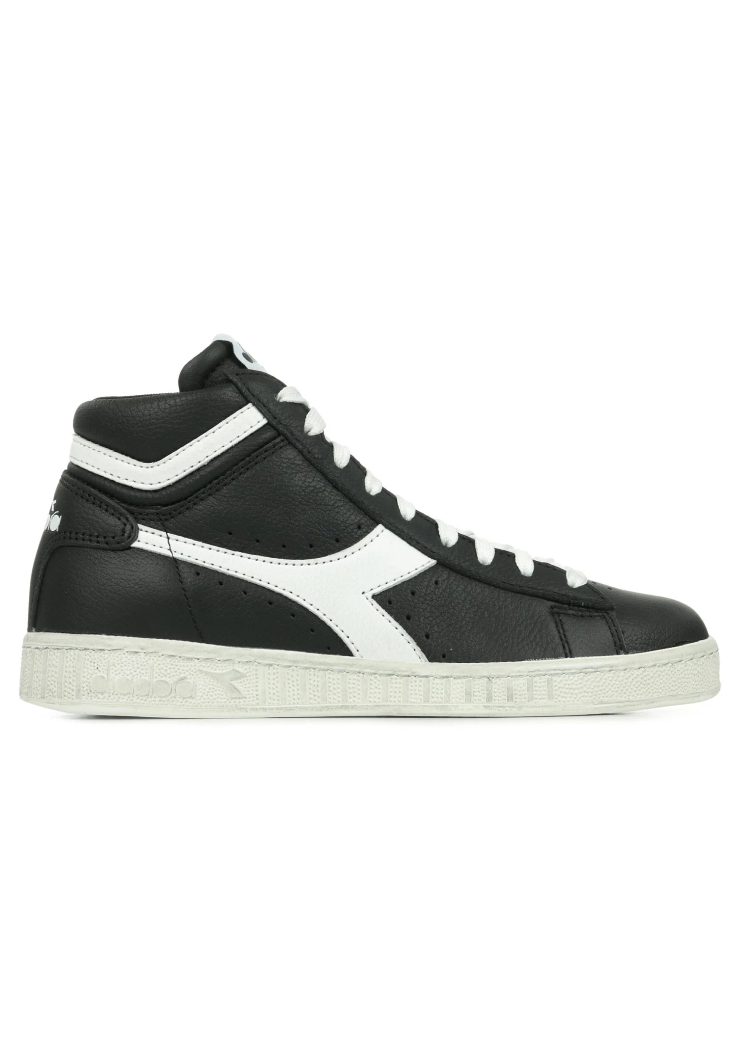 Diadora Game L Waxed - Sneakers Hoog - Black/White 8 Diadora Game L Waxed - Sneakers Hoog - Black/White - Afbeelding 6