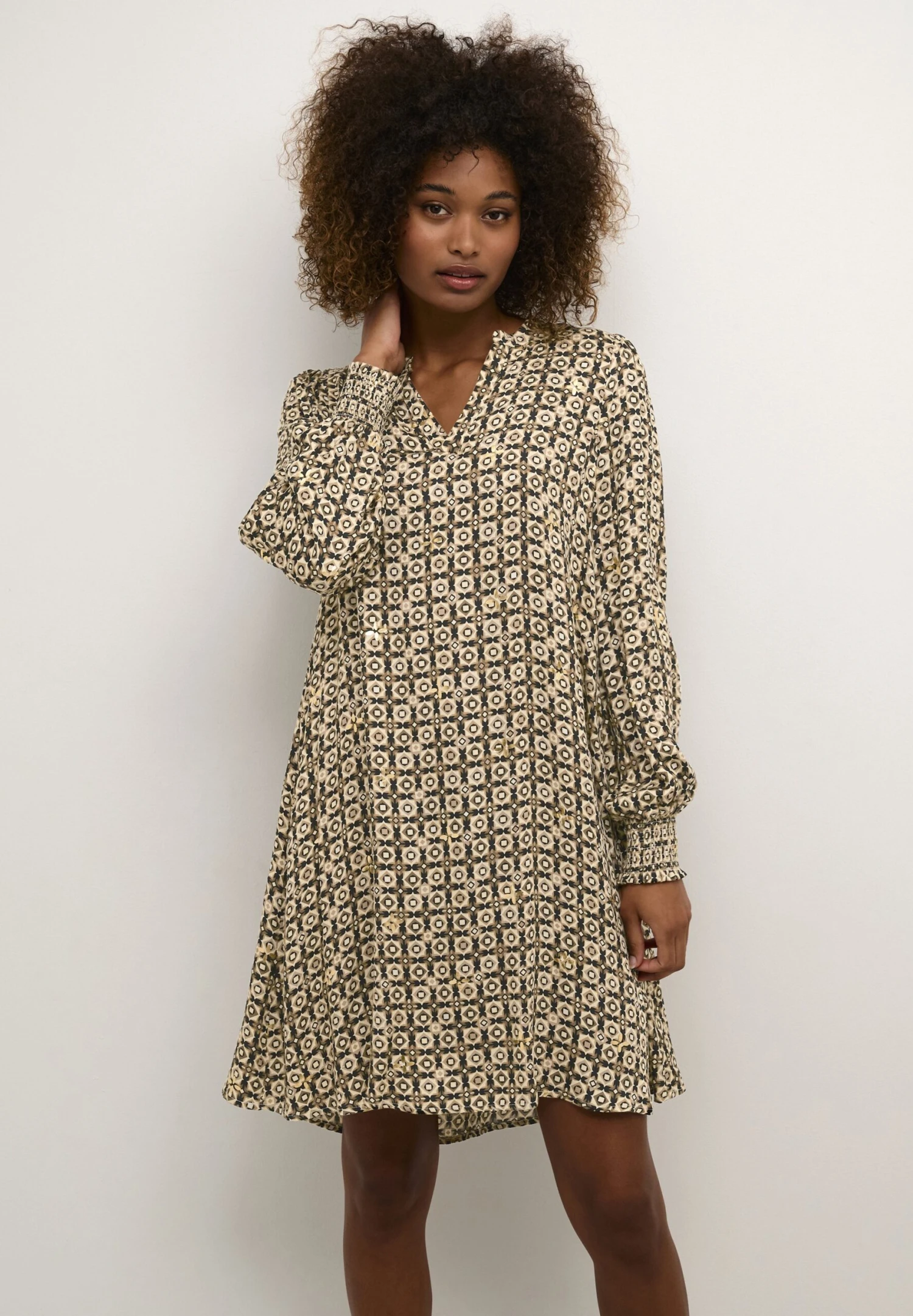 Culture Cutila - Jurk - Dune W Foil 3 Culture Cutila - Jurk - Dune W Foil