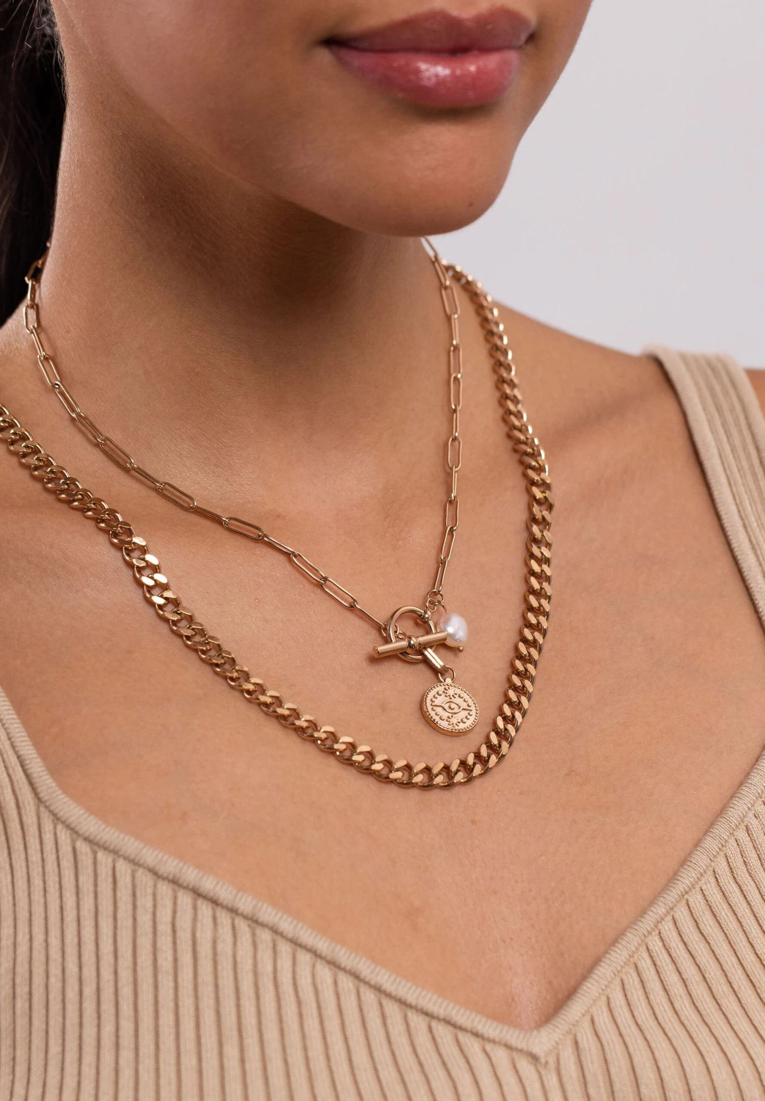 Makani - Ketting - Rose Gold-Coloured 4 Makani - Ketting - Rose Gold-Coloured - Afbeelding 2