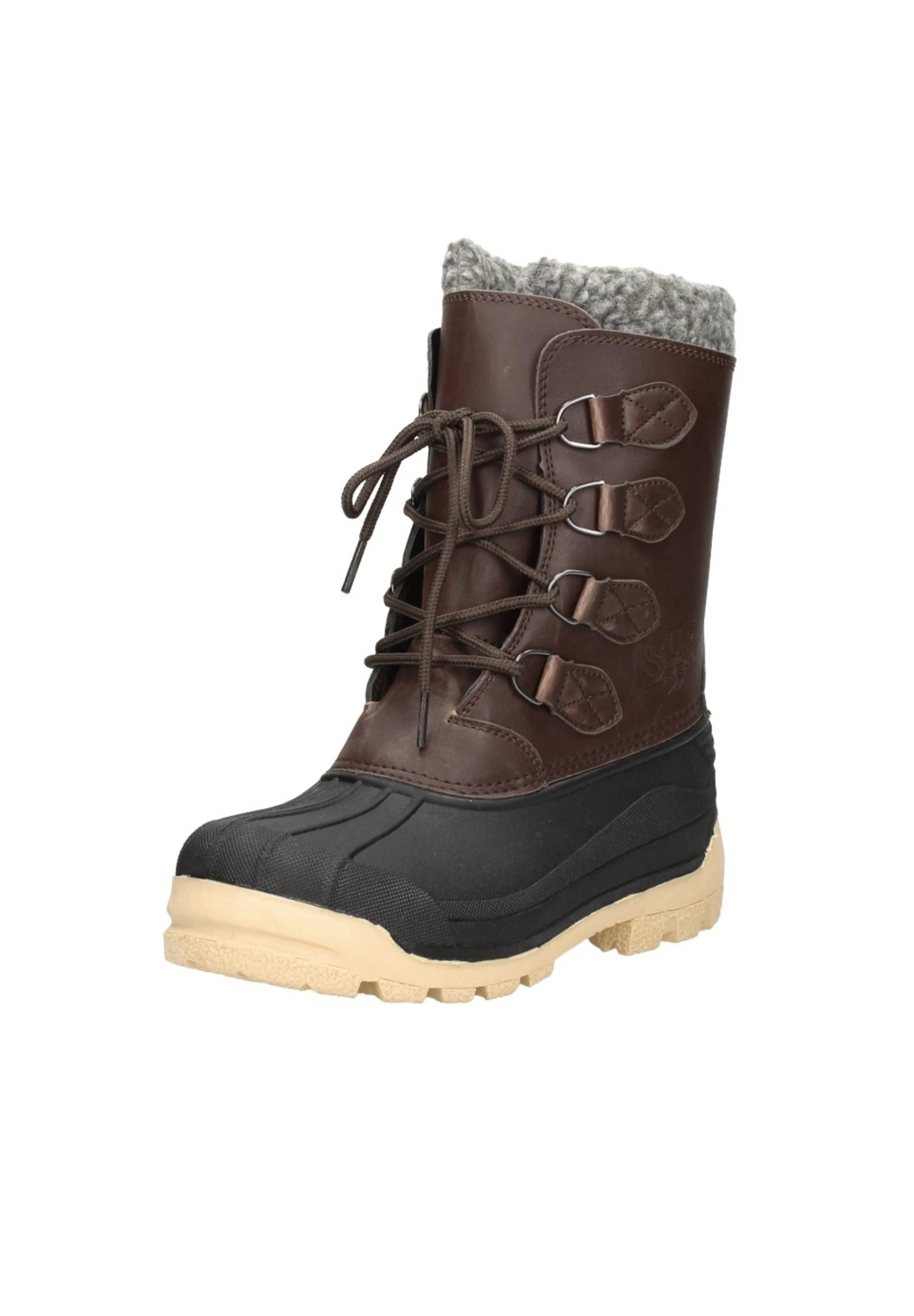 Snowboots- Donkerbruin 4 Snowboots- Donkerbruin - Afbeelding 2