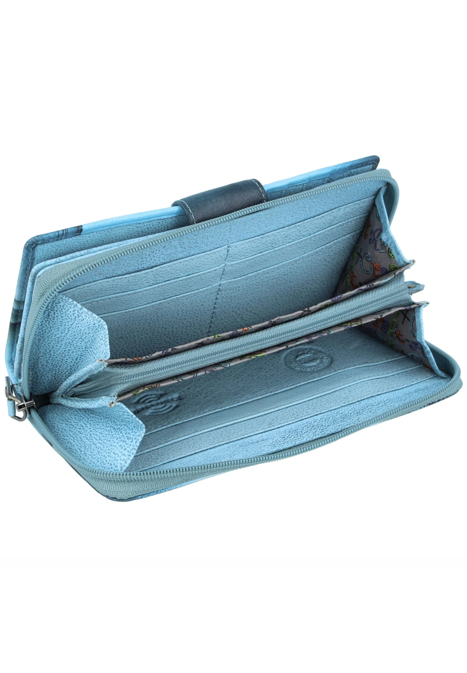 Art+ Rfid- Portemonnee - Handbemalt 5 Art+ Rfid- Portemonnee - Handbemalt - Afbeelding 3