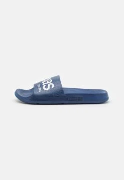 Havaianas Slide Classic Logomania Unisex - Badslippers - Navy Blue