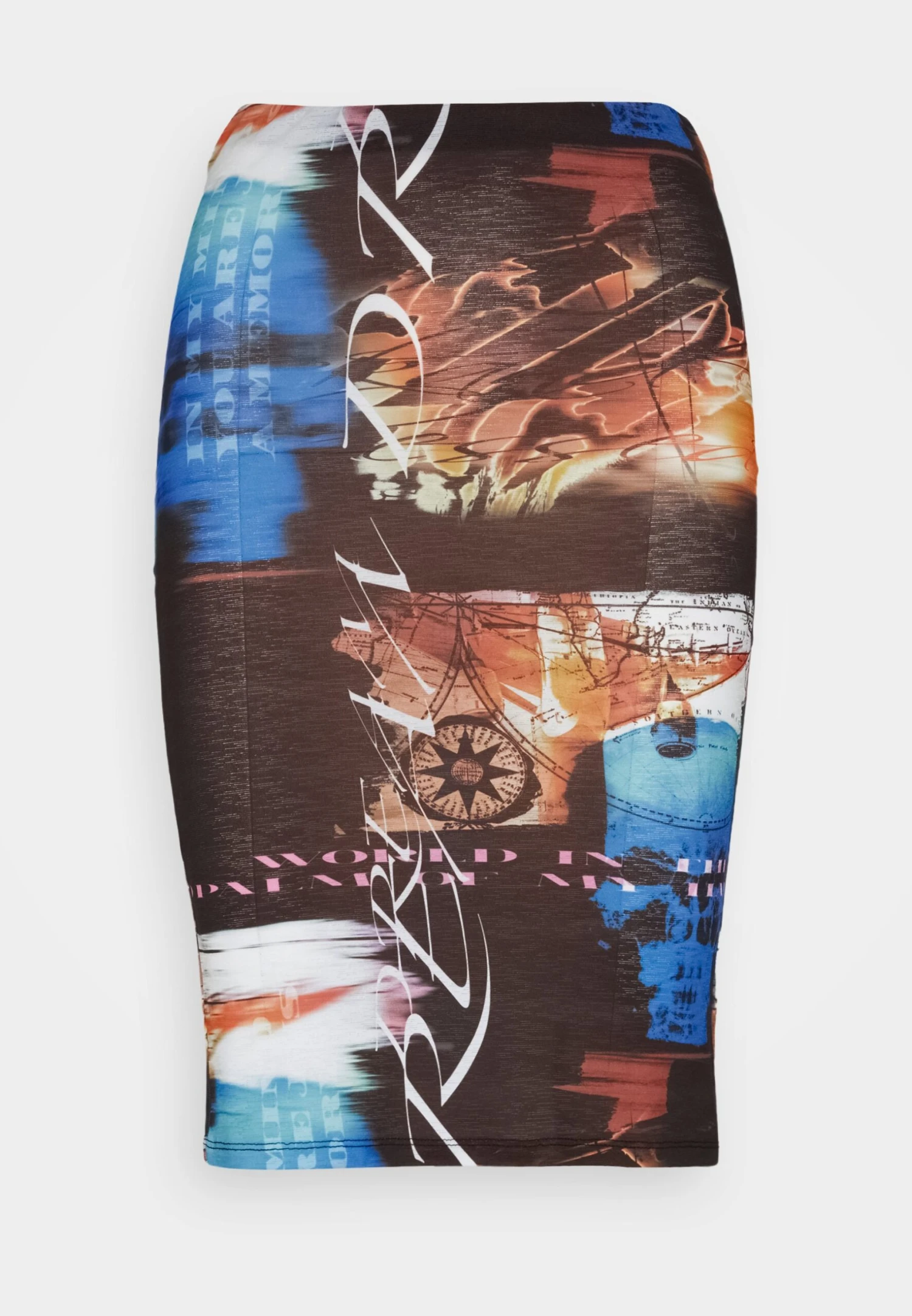 Jaded London Tissue Skirt Scribble Dream Print - Kokerrok - Black 7 Jaded London Tissue Skirt Scribble Dream Print - Kokerrok - Black - Afbeelding 5