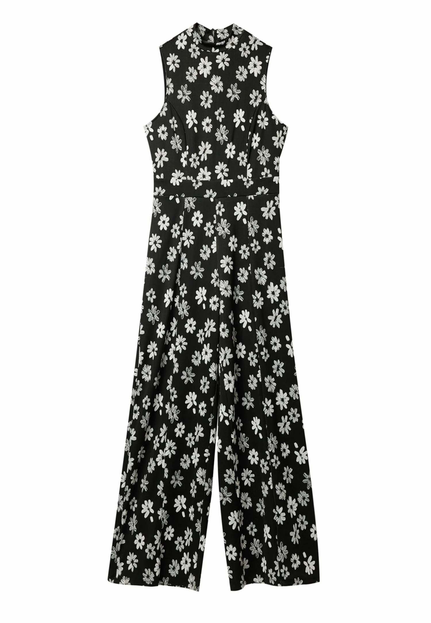 Desigual Contrast Floral Jumpsuit - Jumpsuit - Black 7 Desigual Contrast Floral Jumpsuit - Jumpsuit - Black - Afbeelding 5