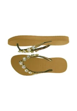 Chrystal Flower - Teenslippers - Ochre -Winkel Voor Damesmode a0a116503fff45d78f48f2b6d9f4a81e