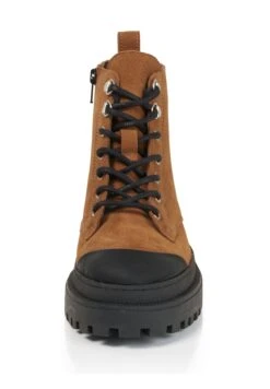 Enkellaarsjes Met Plateauzool - Camel -Winkel Voor Damesmode a36d3040adc24c9196ad67f9f90553e0