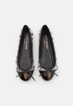 Kurt Geiger London Eagle- Ballerina'S - Black/White -Winkel Voor Damesmode a48514605f1a47b99c50fdc39c9d32d8