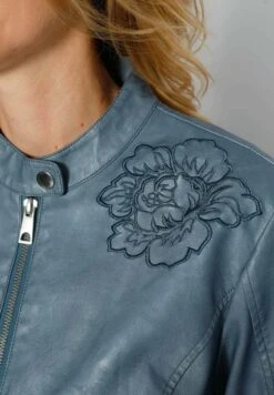 Leren Jas - Blau 15 Leren Jas - Blau -Winkel Voor Damesmode a4f11f330ec34d6aa3d345802900d70f