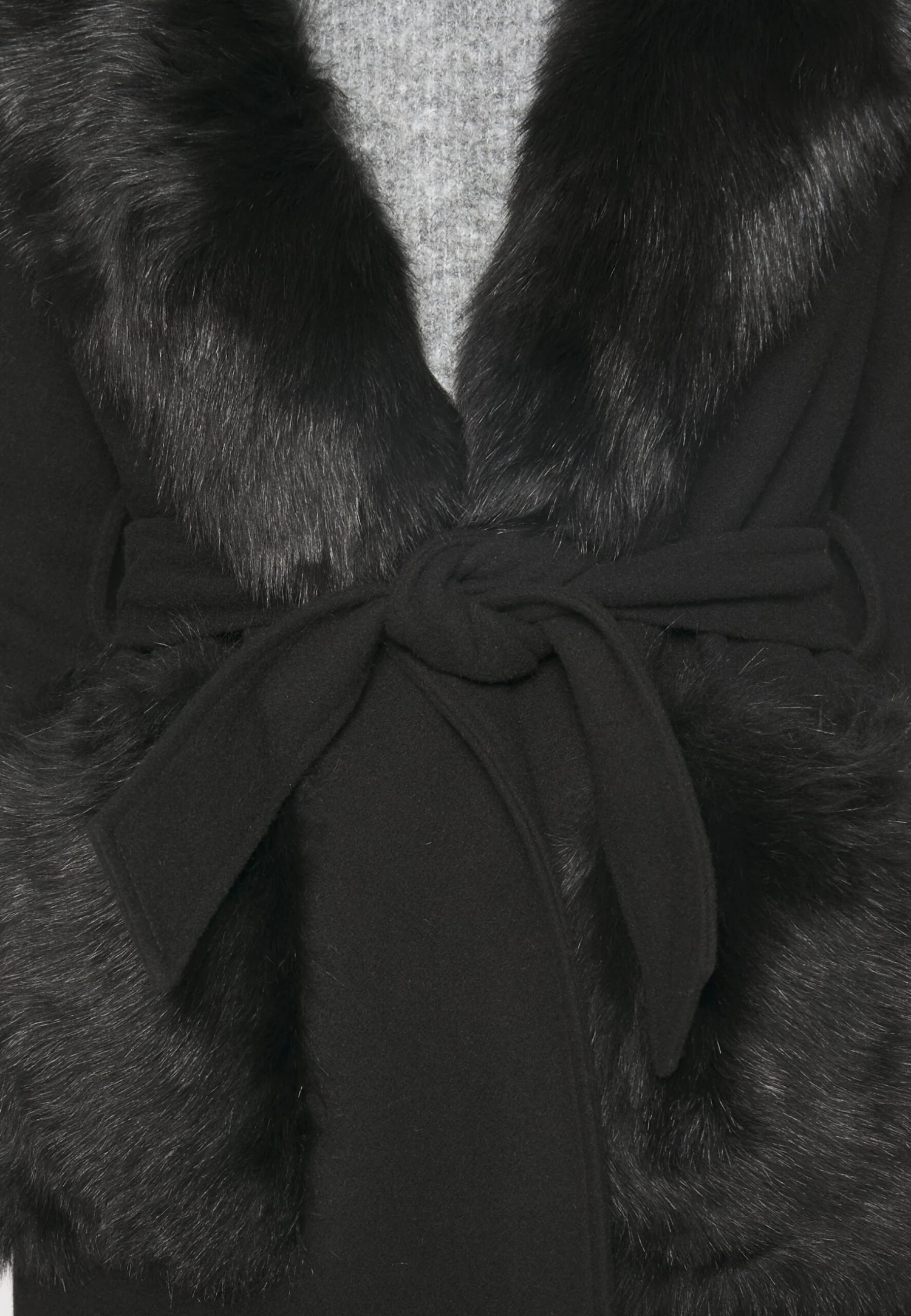 Mackenzie With Hood And Pockets - Mantel - Black 9 Mackenzie With Hood And Pockets - Mantel - Black - Afbeelding 7