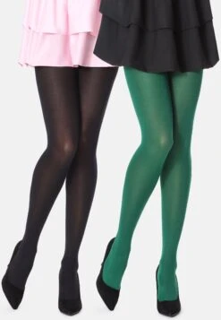 Weiblich - Panty - Black Darkgreen