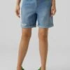 Vero Moda Jeansshort - Light Blue Denim