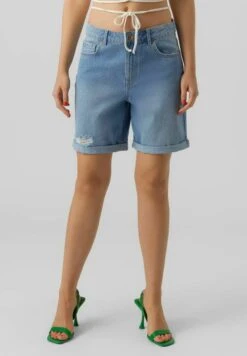 Vero Moda Jeansshort - Light Blue Denim
