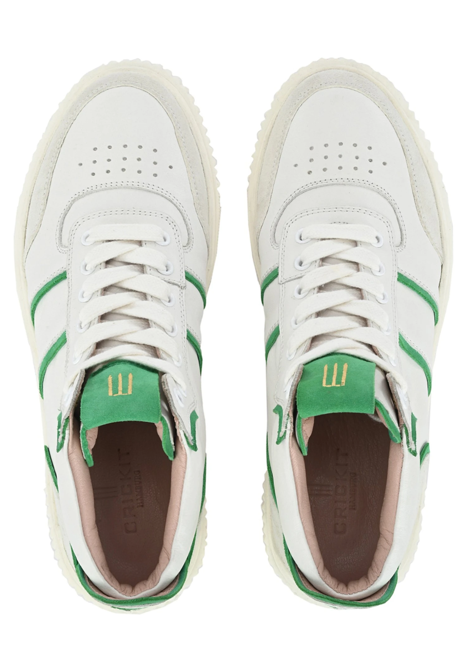 Marwa - Sneakers Hoog - Weiß/Hellgrün 6 Marwa - Sneakers Hoog - Weiß/Hellgrün - Afbeelding 4