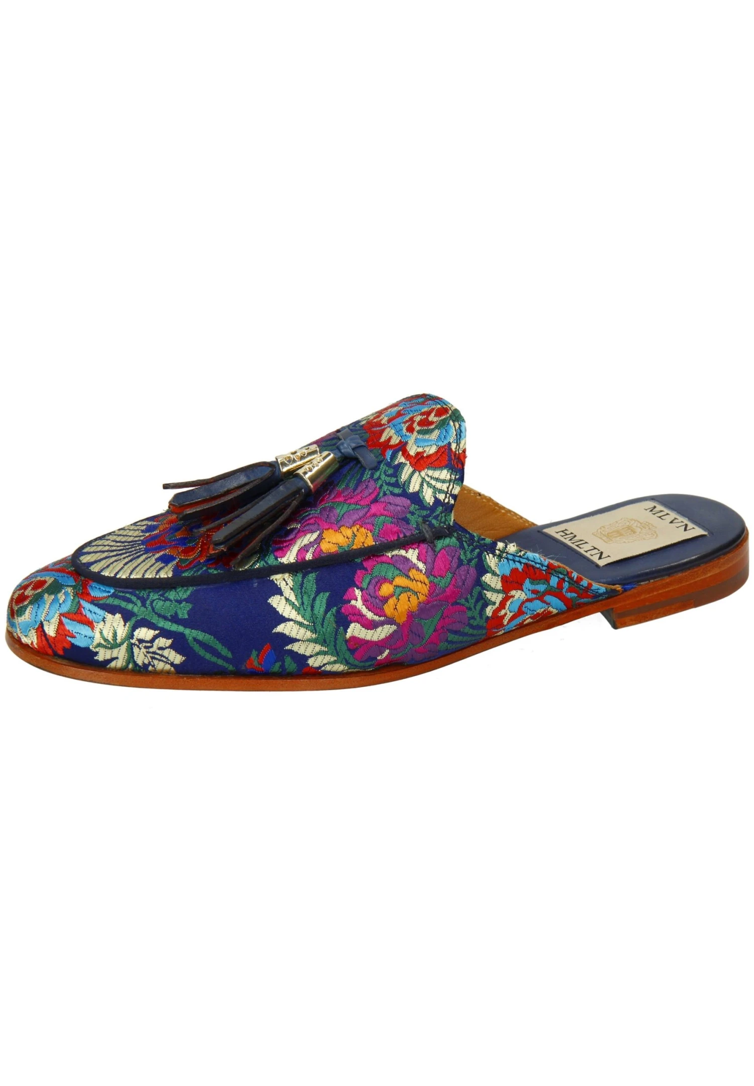 MELVIN & HAMILTON Korela Pale Rose - Muiltjes - Blauw 4 MELVIN & HAMILTON Korela Pale Rose - Muiltjes - Blauw - Afbeelding 2