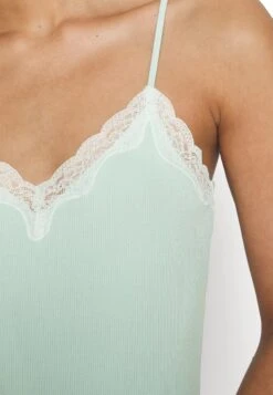 Hunkemöller Pj Rib Lace - Pyjama - Green -Winkel Voor Damesmode af3771fc84ff486b9382cb242972bdfa