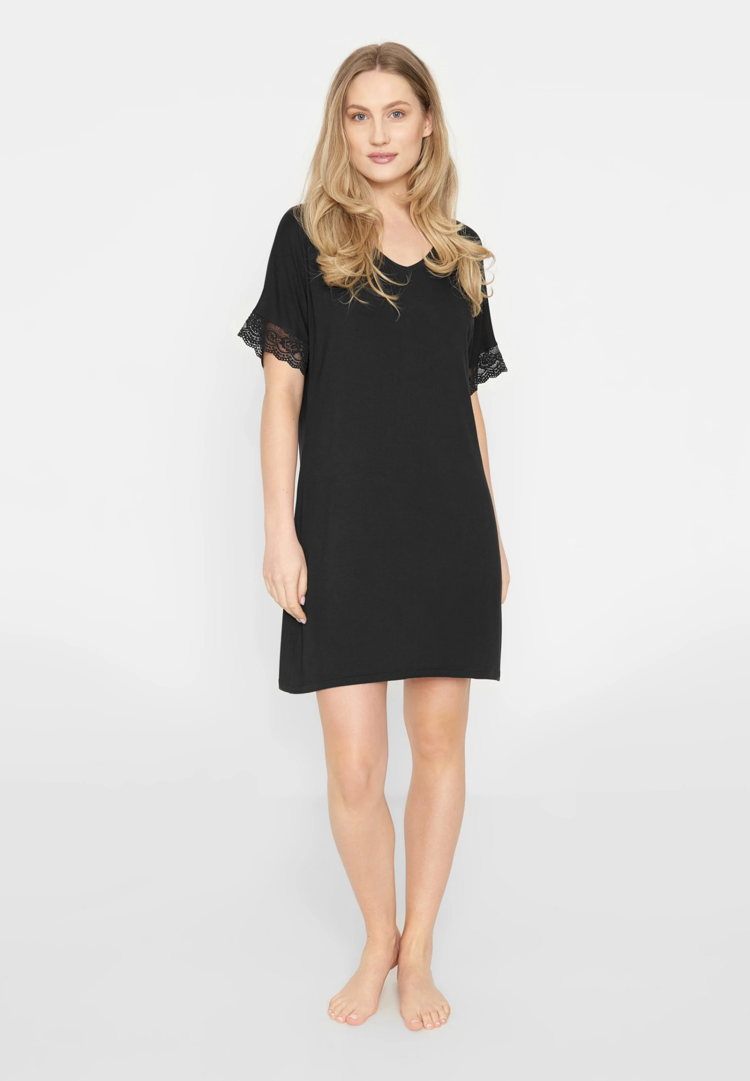 Nachtjapon - Black 4 Nachtjapon - Black - Afbeelding 2